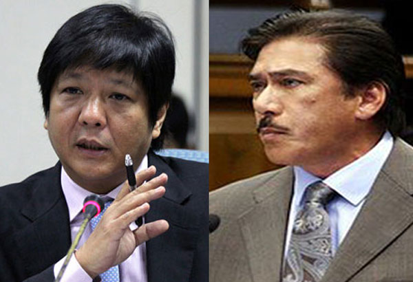 Sen. Ferdinand Bongbong Marcos Jr. and Sen. Vicente Sotto III